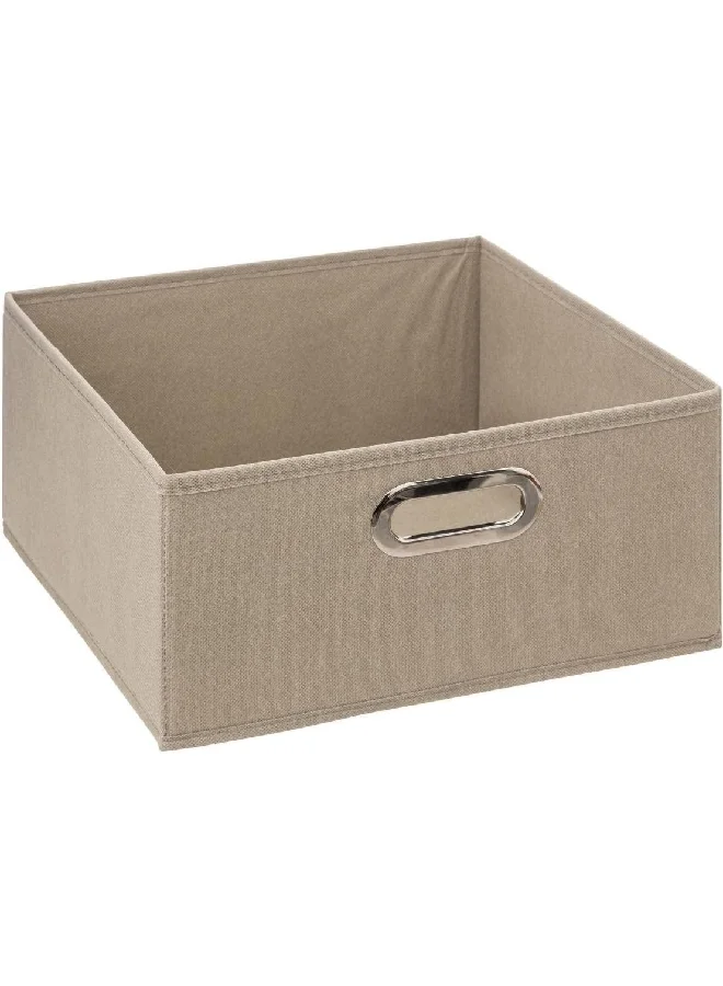 Five Simply Smart Polypropylene and Metal Foldable Storage Box Beige 31 x 15 cm 138886O